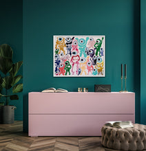 Load image into Gallery viewer, WE ARE FAMILY 30" x 24" ORIGINAL MONA HELMY ART PAINTING