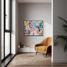 Load image into Gallery viewer, WE ARE FAMILY 30" x 24" ORIGINAL MONA HELMY ART PAINTING