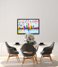 Load image into Gallery viewer, BLOOM CITY SA 36" x 24" ORIGINAL PAINTING