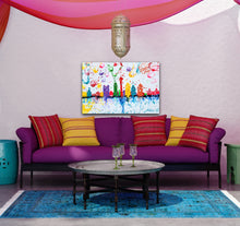 Load image into Gallery viewer, BLOOM CITY SA 36" x 24" ORIGINAL PAINTING