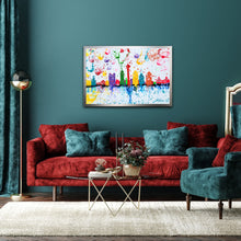 Load image into Gallery viewer, BLOOM CITY SA 36" x 24" ORIGINAL PAINTING