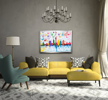 Load image into Gallery viewer, BLOOM CITY SA 36" x 24" ORIGINAL PAINTING
