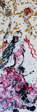 Load image into Gallery viewer, MARIPOSAS TRIPTYCH, 3 EACH 36" x 12" ORIGINAL PAINTING