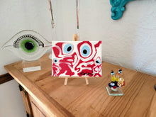 Load image into Gallery viewer, "THE DANCING FOUR" 5" x 7" ORIGINAL PAINTING MONA HELMY ART