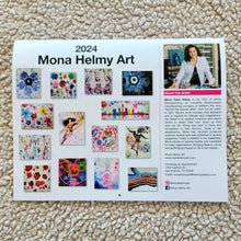 Load image into Gallery viewer, 2024 Wall Calendar MONA HELMY ART