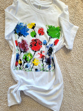 Load image into Gallery viewer, ABSTRACT FLOWER ARTSY T-SHIRT BASED ON ORIGINAL MONA HELMY ART "SWAY WITH ME"