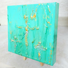 Load image into Gallery viewer, MASTER AND THIEVES 8" × 8" ORIGINAL MONA HELMY ART PAINTING