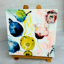 Load image into Gallery viewer, REVELLO BLOSSOMS 8" × 8" ORIGINAL MONA HELMY ART PAINTING