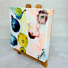 Load image into Gallery viewer, REVELLO BLOSSOMS 8" × 8" ORIGINAL MONA HELMY ART PAINTING