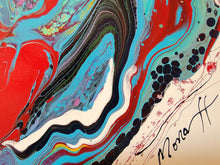 Load image into Gallery viewer, BIG HEART 24" x 18" ORIGINAL MONA HELMY ART PAINTING