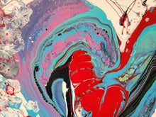 Load image into Gallery viewer, BIG HEART 24" x 18" ORIGINAL MONA HELMY ART PAINTING
