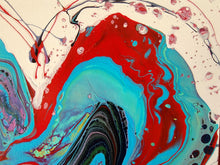 Load image into Gallery viewer, BIG HEART 24" x 18" ORIGINAL MONA HELMY ART PAINTING