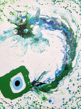 Load image into Gallery viewer, LUCKY JELLY SEA ANGEL 40" x 30" ORIGINAL MONA HELMY ART PAINTING