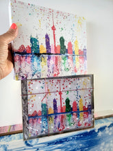 Load image into Gallery viewer, SA I LOVE YOU, SAN ANTONIO SKYLINE - EMBELLISHED CANVAS PRINT