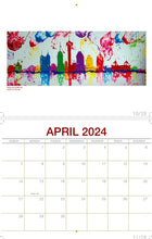 Load image into Gallery viewer, 2024 Wall Calendar MONA HELMY ART