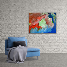 Load image into Gallery viewer, "MISSONI ISLAND" 40" x 30" ORIGINAL PAINTING MONA HELMY ART