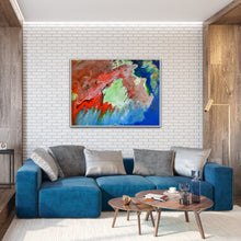 Load image into Gallery viewer, MISSONI ISLAND 40" x 30" ORIGINAL MONA HELMY ART PAINTING