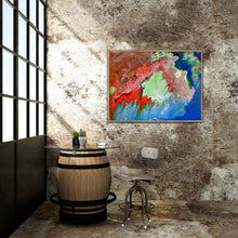 Load image into Gallery viewer, "MISSONI ISLAND" 40" x 30" ORIGINAL PAINTING MONA HELMY ART