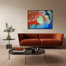 Load image into Gallery viewer, "MISSONI ISLAND" 40" x 30" ORIGINAL PAINTING MONA HELMY ART