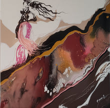 Load image into Gallery viewer, EVITA 20" x 20" ORIGINAL MONA HELMY ART PAINTING