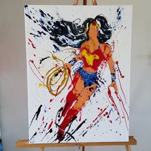 Load image into Gallery viewer, WONDER WOMAN RED-2, 18 x 24