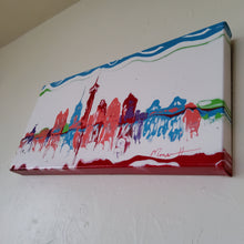 Load image into Gallery viewer, SAN ANTONIO SKYLINE, FIESTA COLORS 10x20