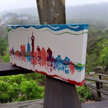 Load image into Gallery viewer, SAN ANTONIO SKYLINE, FIESTA COLORS 10x20