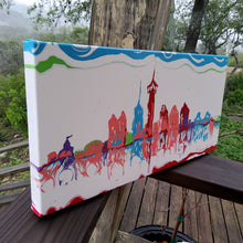 Load image into Gallery viewer, SAN ANTONIO SKYLINE, FIESTA COLORS 10x20