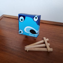 Load image into Gallery viewer, LUCKY 4 MINI, EVIL EYE ORIGINAL PAINTING 4 x 4
