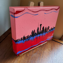 Load image into Gallery viewer, SAN ANTONIO SKYLINE, 8x10 CORAL/RED