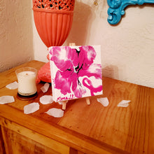 Load image into Gallery viewer, BLOOM PINK RIBBON 6 x 6 ORIGINAL PAINTING