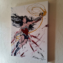Load image into Gallery viewer, WONDER WOMAN BLUE 3, 18 x 24 ORIGINAL PAINTING