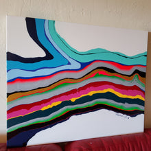 Load image into Gallery viewer, MELLOW 30" x 24" ORIGINAL MONA HELMY ART PAINTING