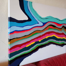 Load image into Gallery viewer, MELLOW 30" x 24" ORIGINAL MONA HELMY ART PAINTING