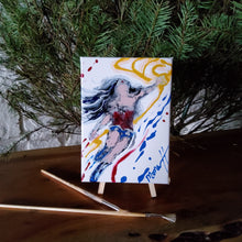 Load image into Gallery viewer, WONDER WOMAN MINI 5x7 ORIGINAL PAINTING, BM2