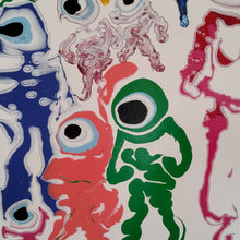 Load image into Gallery viewer, WE ARE FAMILY 30" x 24" ORIGINAL MONA HELMY ART PAINTING