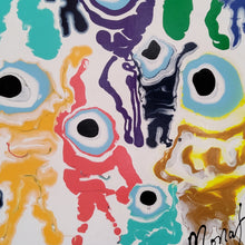 Load image into Gallery viewer, WE ARE FAMILY 30" x 24" ORIGINAL MONA HELMY ART PAINTING