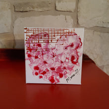 Load image into Gallery viewer, ROUGE 2022 HEART 6x6 ORIGINAL PAINTING