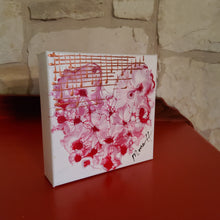 Load image into Gallery viewer, ROUGE 2022 HEART 6x6 ORIGINAL PAINTING