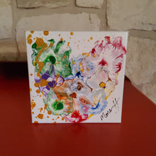 Load image into Gallery viewer, OH LA LA HEART 6x6 ORIGINAL PAINTING