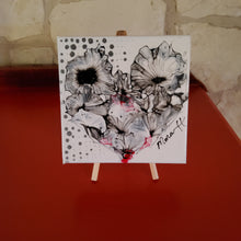 Load image into Gallery viewer, ADORE 2022 HEART 6x6 ORIGINAL PAINTING