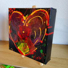 Load image into Gallery viewer, REDILICIOUS HEART 6" x 6" ORIGINAL PAINTING