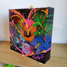 Load image into Gallery viewer, STARBURST HEART 6x6 ORIGINAL PAINTING