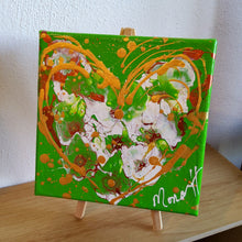 Load image into Gallery viewer, HIGH FIVE HEART 6x6 ORIGINAL PAINTING