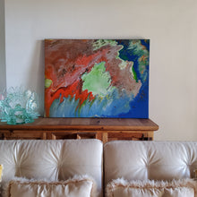Load image into Gallery viewer, "MISSONI ISLAND" 40" x 30" ORIGINAL PAINTING MONA HELMY ART