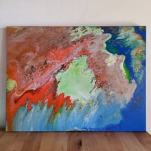 Load image into Gallery viewer, MISSONI ISLAND 40" x 30" ORIGINAL MONA HELMY ART PAINTING