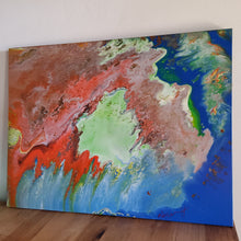 Load image into Gallery viewer, MISSONI ISLAND 40" x 30" ORIGINAL MONA HELMY ART PAINTING