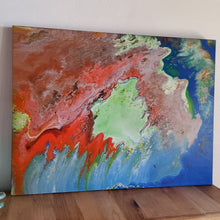 Load image into Gallery viewer, MISSONI ISLAND 40" x 30" ORIGINAL MONA HELMY ART PAINTING