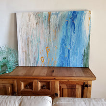 Load image into Gallery viewer, TENDER ARMS 40" x 30" ORIGINAL PAINTING by artist Mona Helmy
