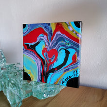 Load image into Gallery viewer, BE MINE HEART 8" × 8" ORIGINAL PAINTING